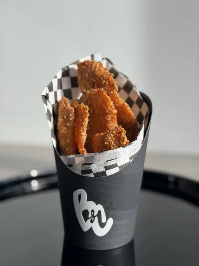 Cinco Chimp Tenders crujientes